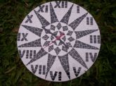 Relógio Mandala Preto e Branco